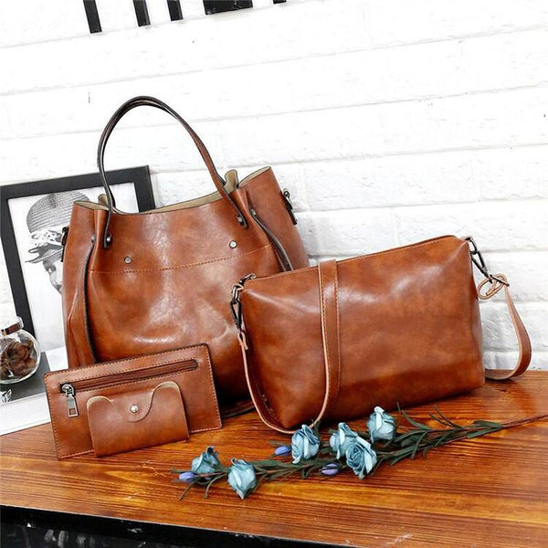 Riley™ - Set di 4 borse morbide vintage