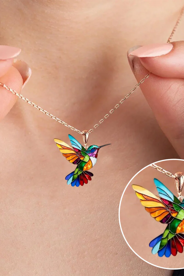 Aurea™ | Bellissima collana con design colibrì