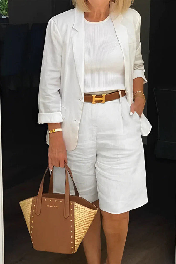 Zoey | Completo elegante con pantaloncini casual