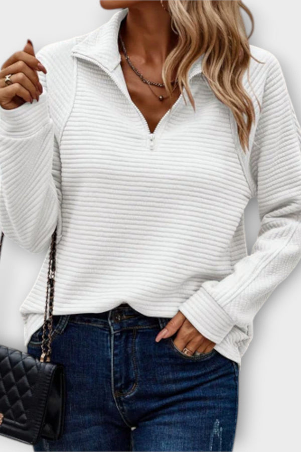 Vida | Maglione con mezza zip