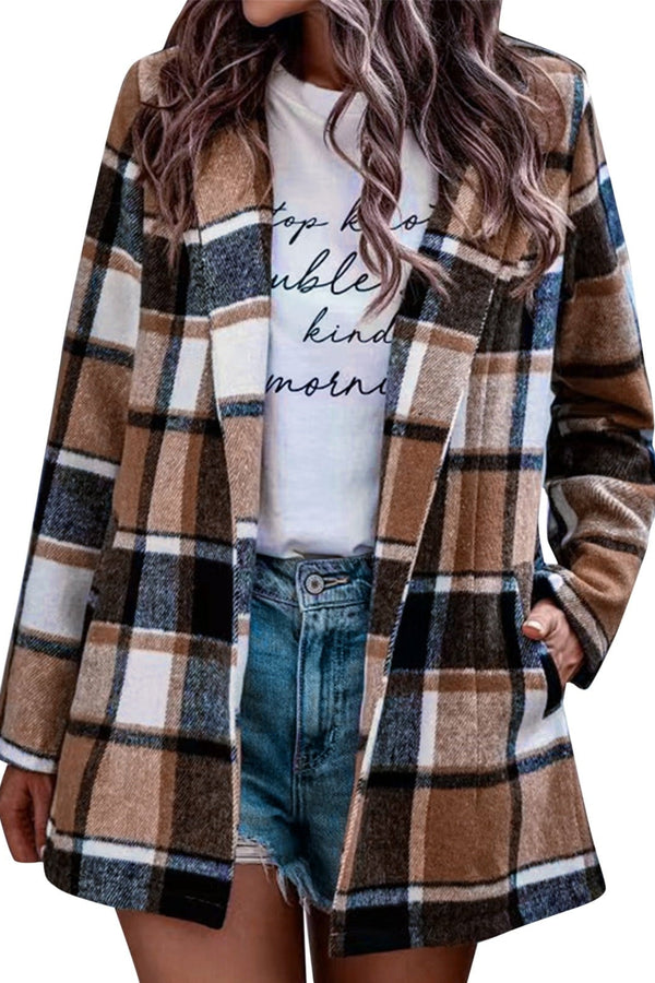 Avery™ - Blazer scozzese vintage