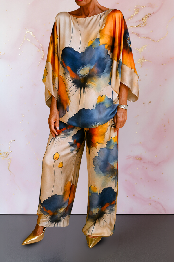 Evangelia | Set Due Pezzi in Raso da Donna