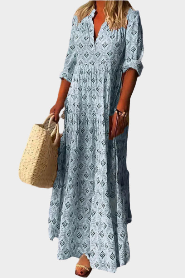 Abito lungo romantico con stile