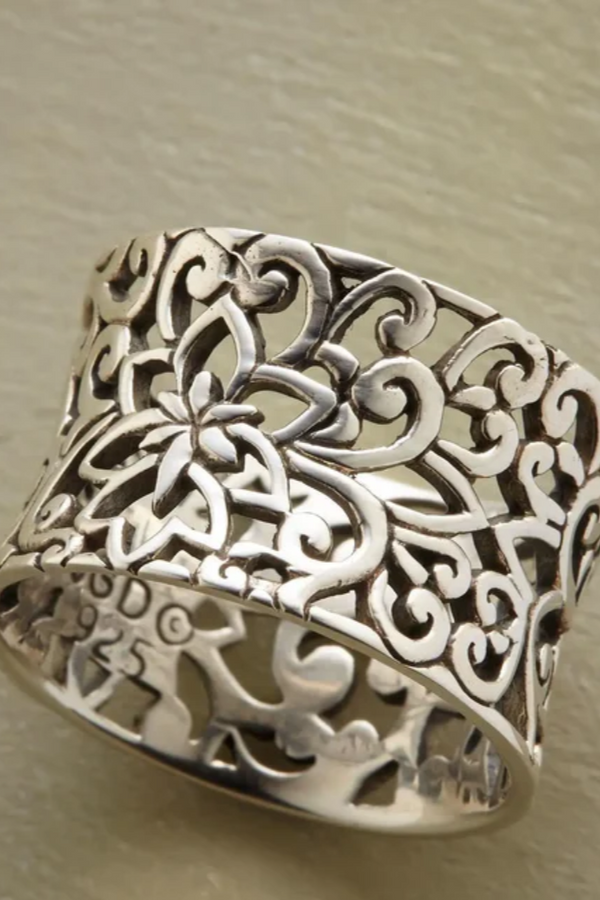 Anello cavo BONNIE argento