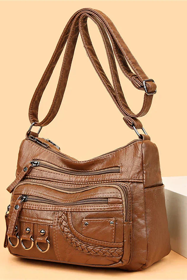 Ciondolo vintage Olivia™ | Borsa morbida con cerniera