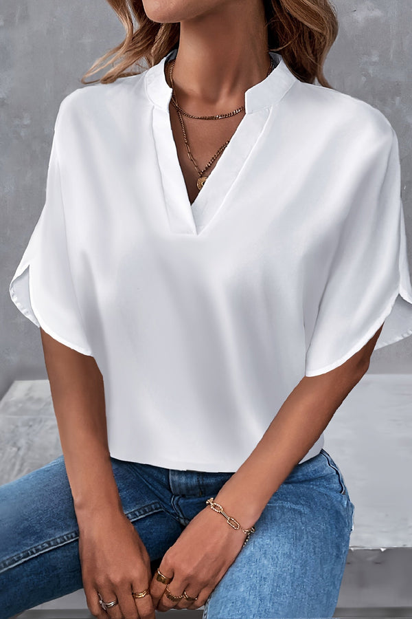 Lexa | Blusa a scollo a V a vestibilità comoda