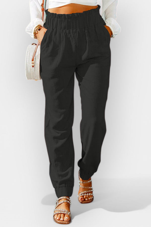 Pantaloni da donna a vita alta