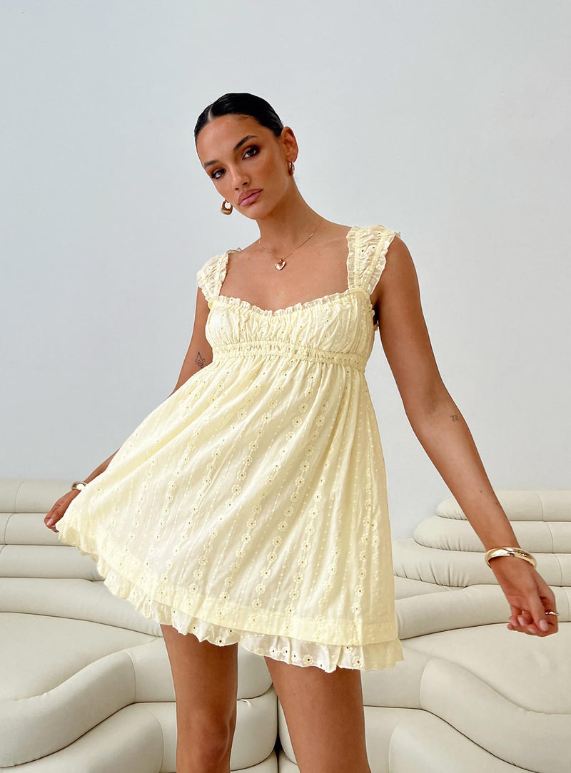 Vestito Mini Carlita Giallo