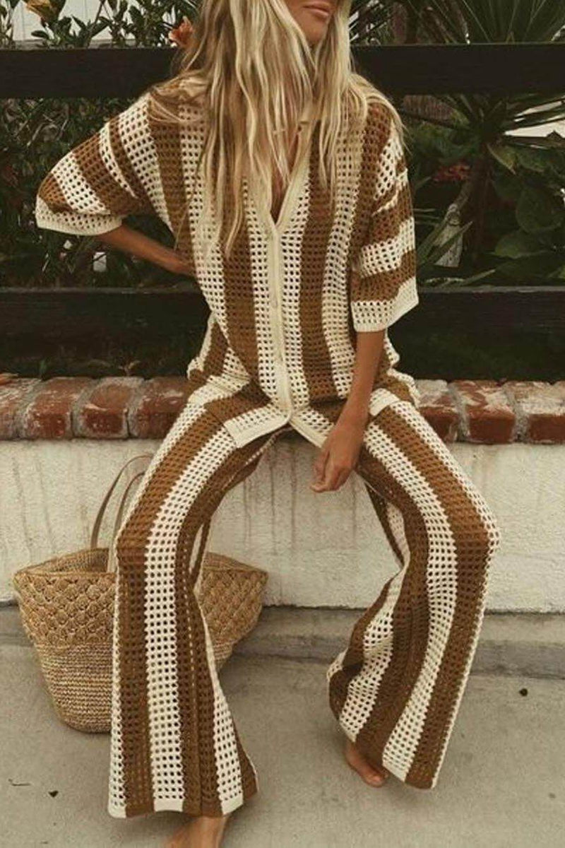 Amelia | Completo a righe elegante e confortevole