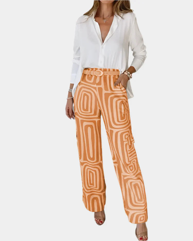 Set comodo ed elegante con cintura regalo