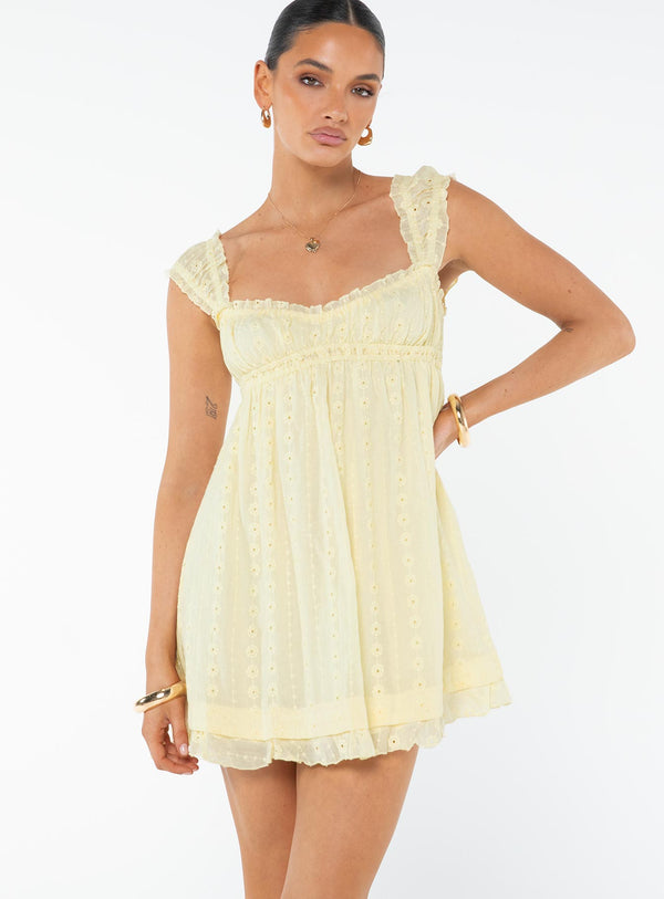 Vestito Mini Carlita Giallo