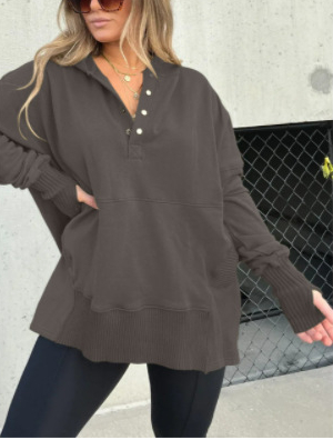 MAGGIE - FELPA CON CAPPUCCIO FLOWY FIRST CLASS 