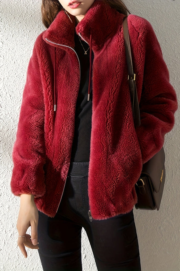 Elina - Giacca in pile morbido 