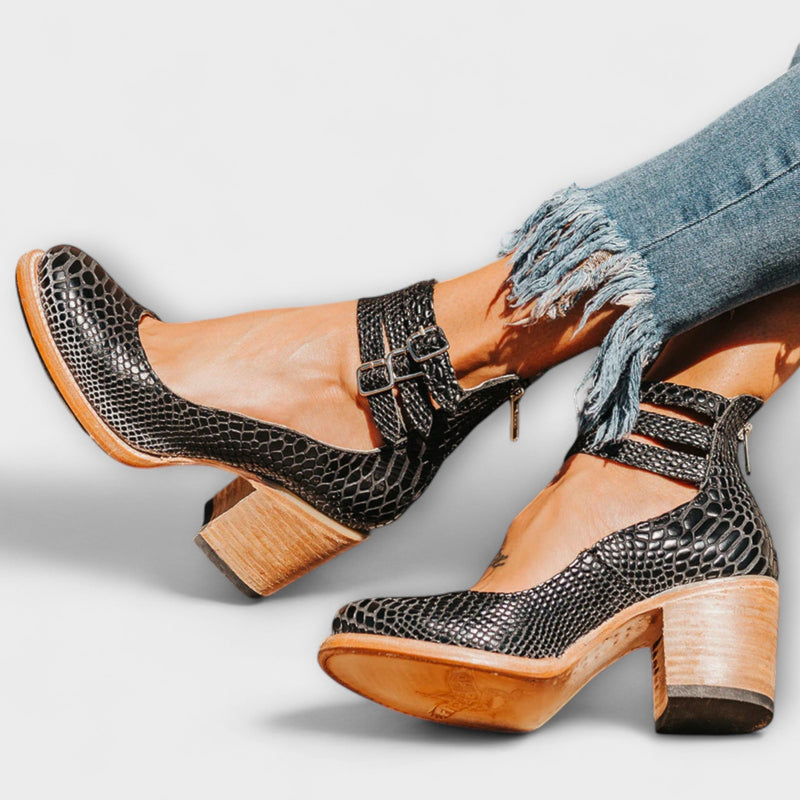 Marisa - Scarpe da donna con tripla fibbia