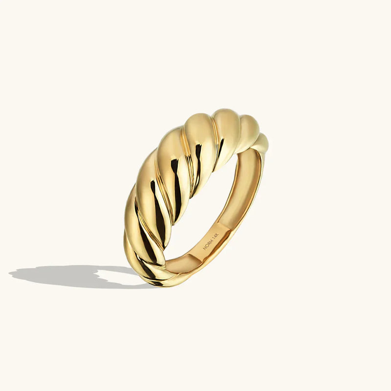 Anello Croissant | Oro