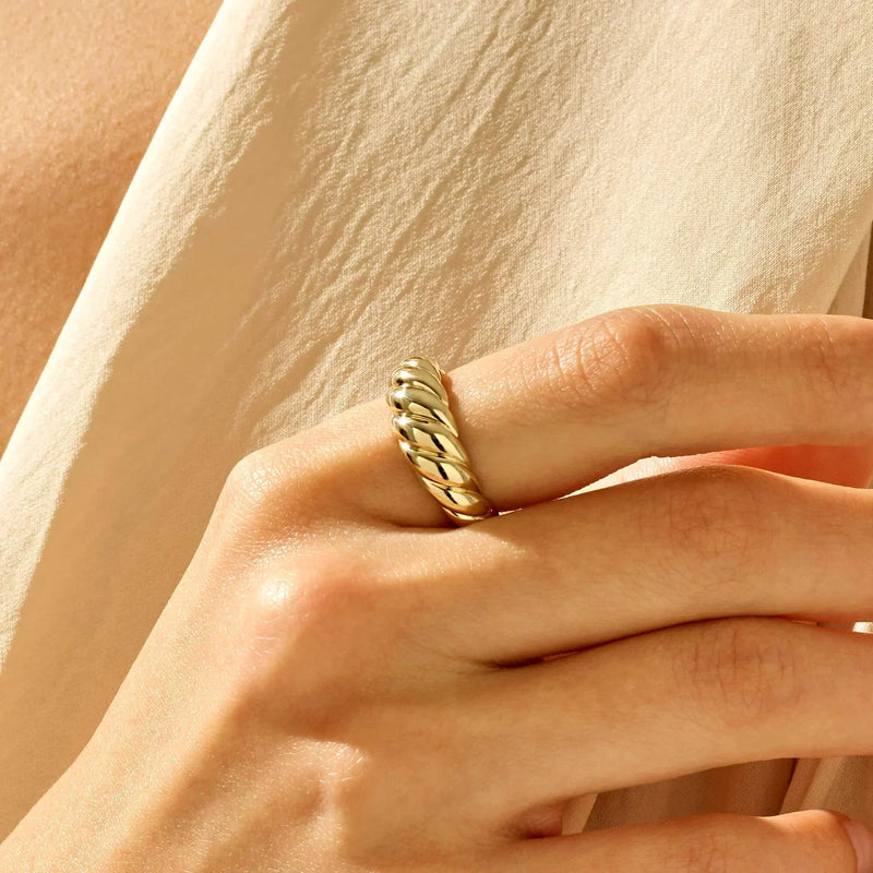Anello Croissant | Oro