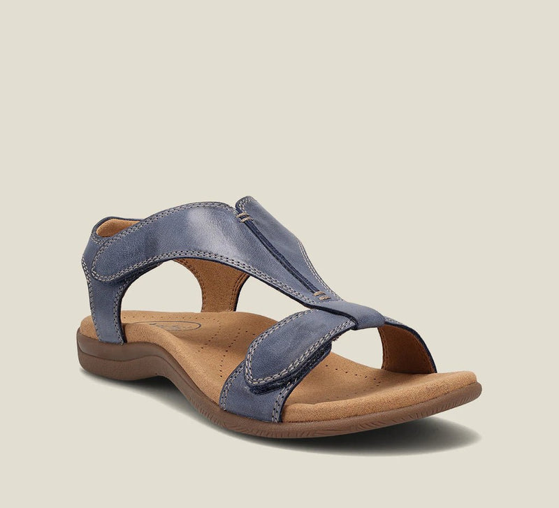 Alina - Sandali ortopedici casual in pelle