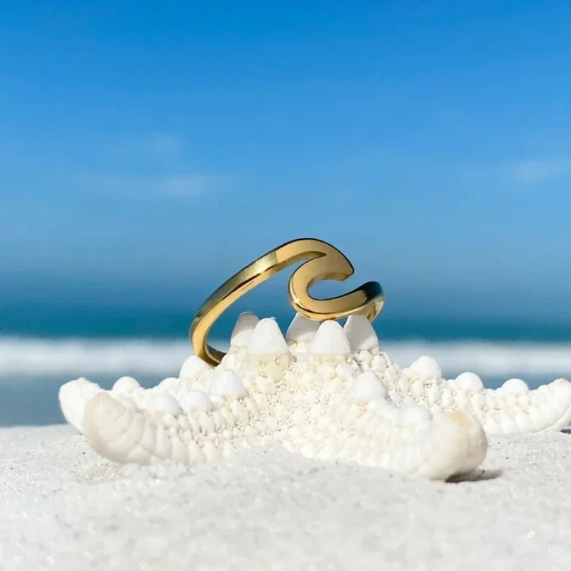 Anello Onda del Mare d'Oro | Oro