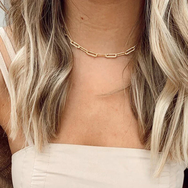 Collana a catena elegante Archen | Oro