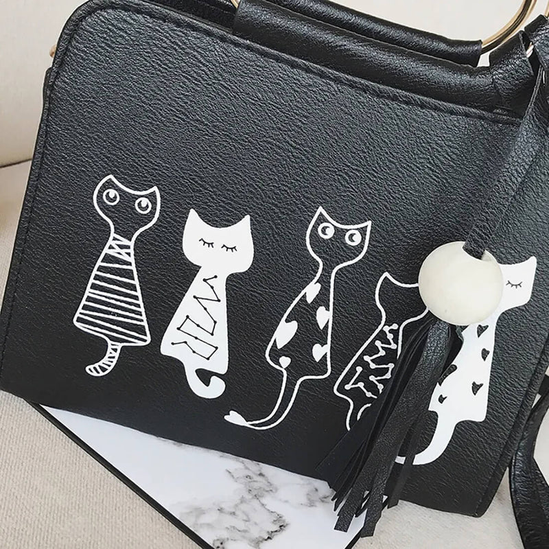 Layla™ - Elegante e carina borsa a forma di gattino