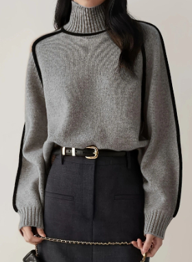 Claire - Maglione dolcevita chic 