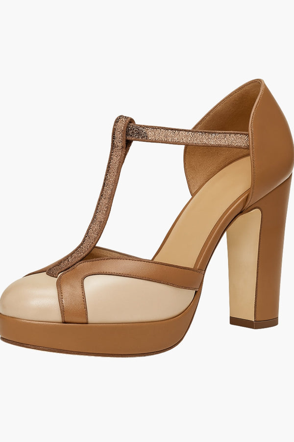 Malvina | Décolleté con cinturino a T