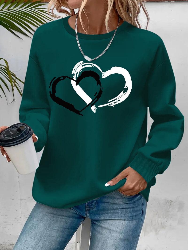 Sharyn - Elegante maglione a cuore