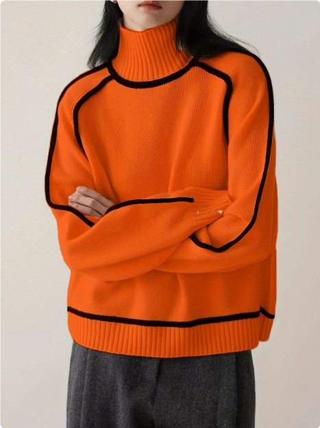 Claire - Maglione dolcevita chic 