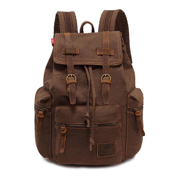 Jackson™ - Zaino vintage multitasche con patta