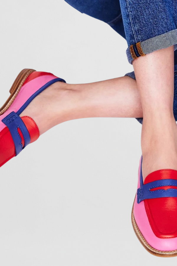 Mocassini colorati allegri