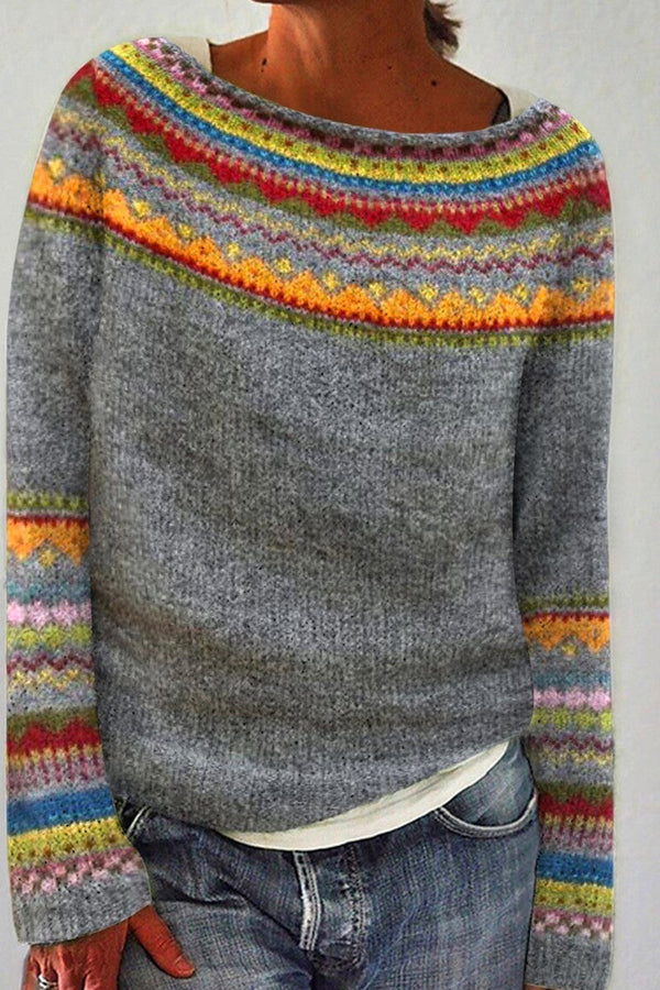 Nina | Maglione Vintage Lavorato a Maglia