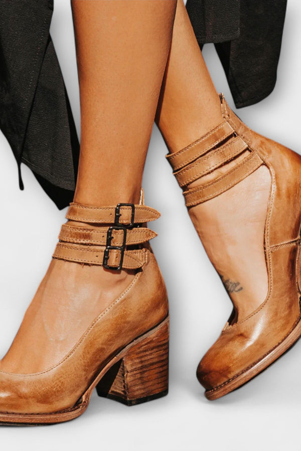 Marisa - Scarpe da donna con tripla fibbia