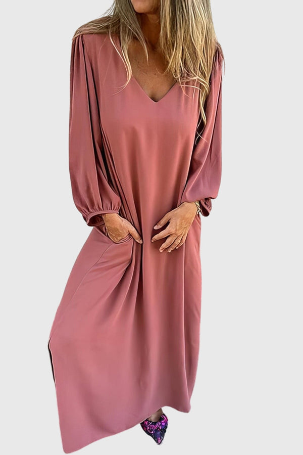 Carol™ - Abito lungo boho con tasche