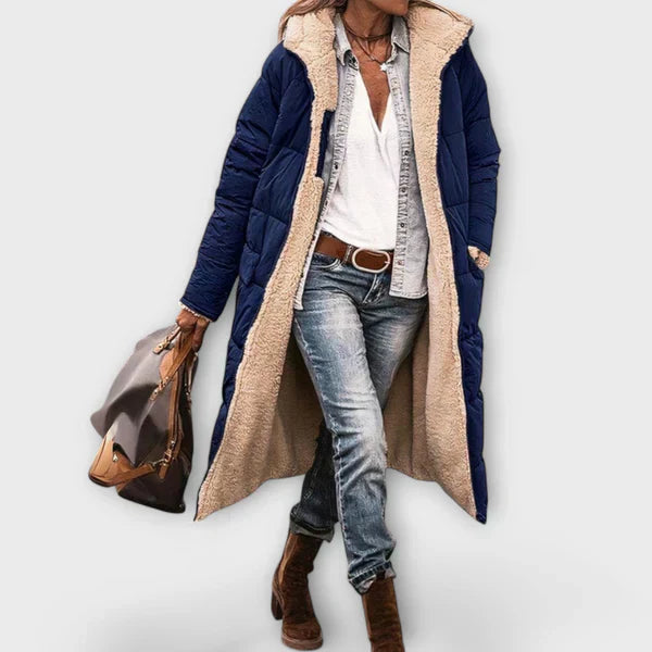 Kora - Cappotto con fodera in pelliccia