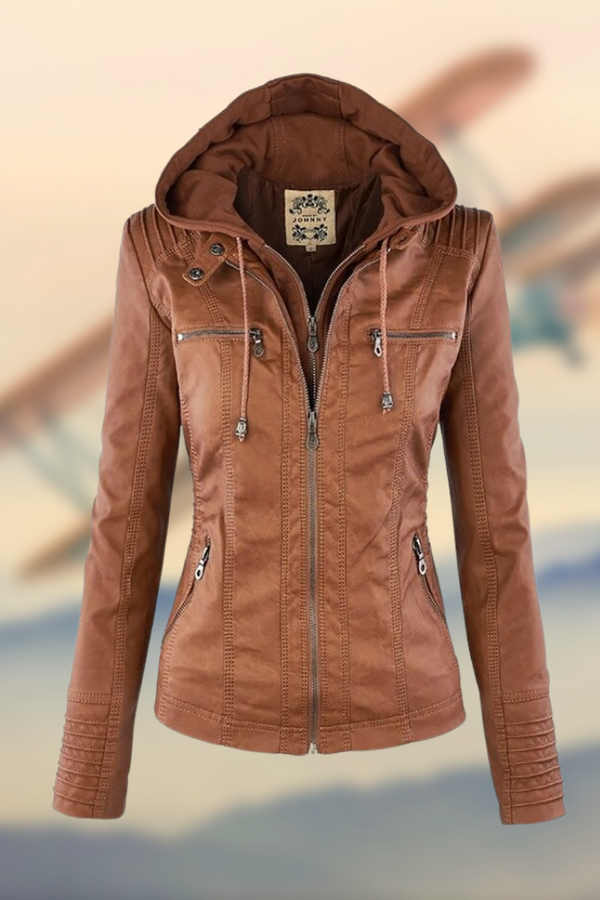 KAROLINE™ La giacca in pelle elegante e unica