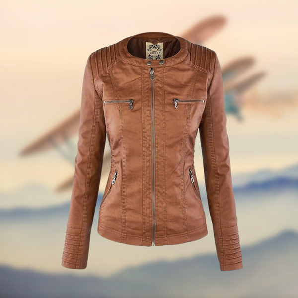 KAROLINE™ La giacca in pelle elegante e unica