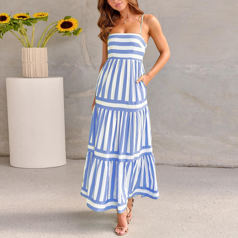 Abito lungo Coastal Vibes – Comfort e colore in uno