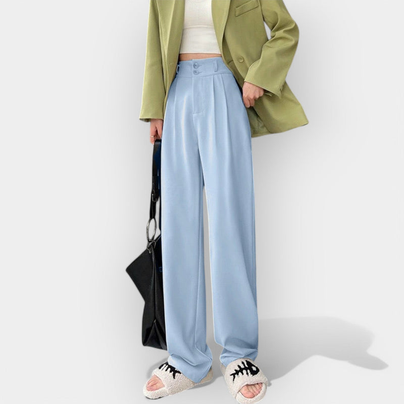 Pantaloni a gamba larga in stile coreano
