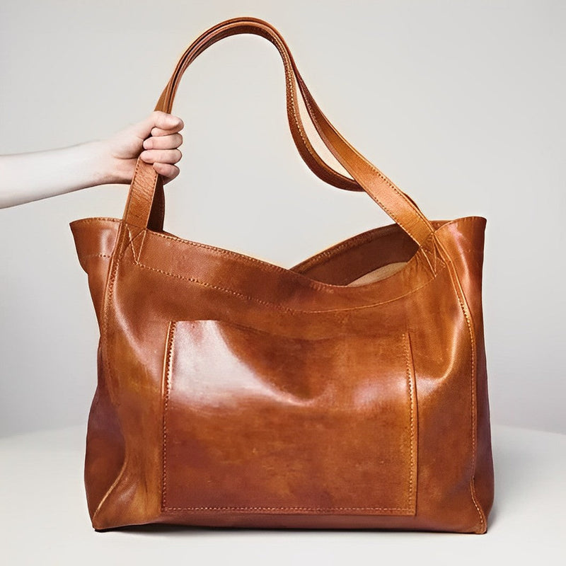 Amelia™ - Borsa a tracolla in pelle vintage