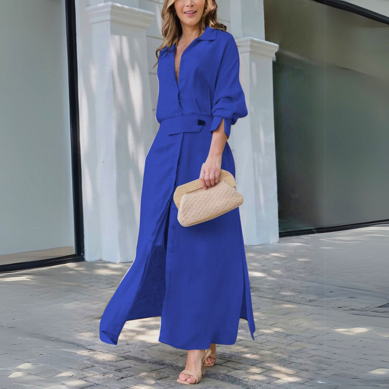 Freedom | Elegante abito lungo con scollo a V