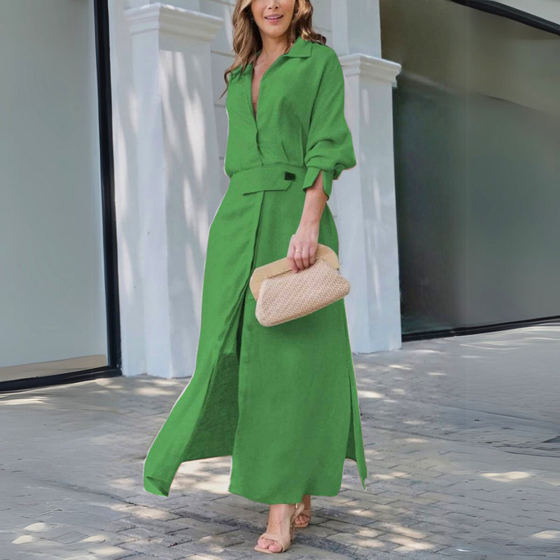 Freedom | Elegante abito lungo con scollo a V