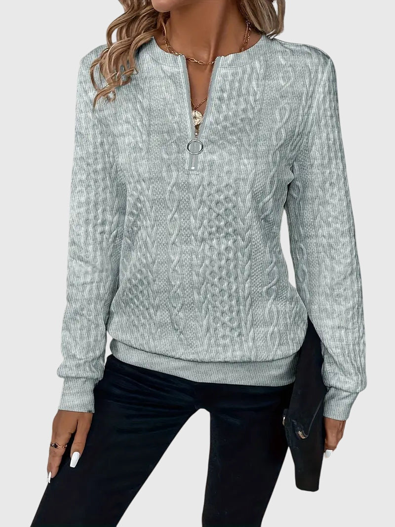 Nora™ | Maglione con cerniera