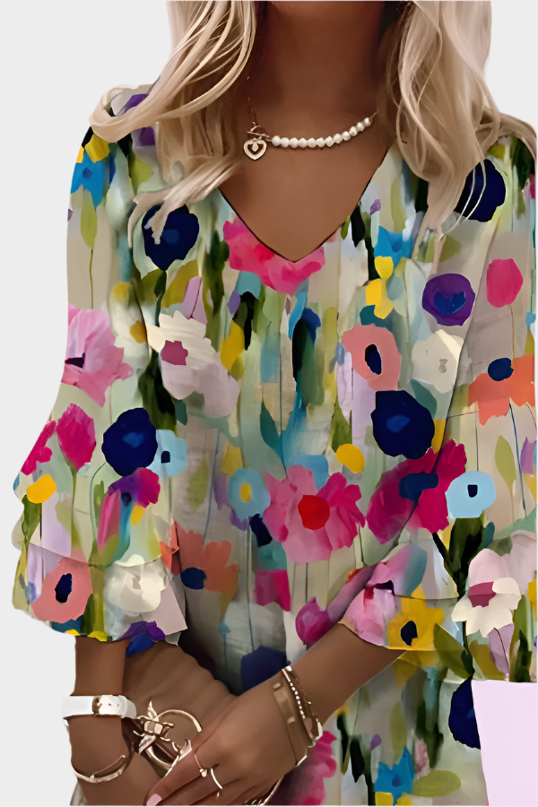 Midi con motivo a righe