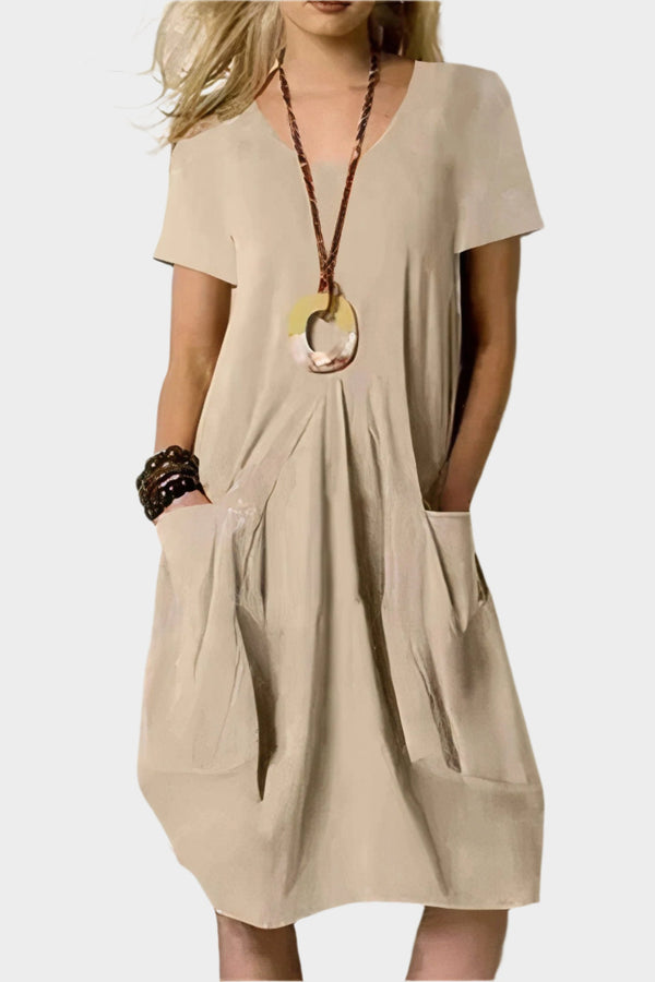 Abito lungo arioso con tasche