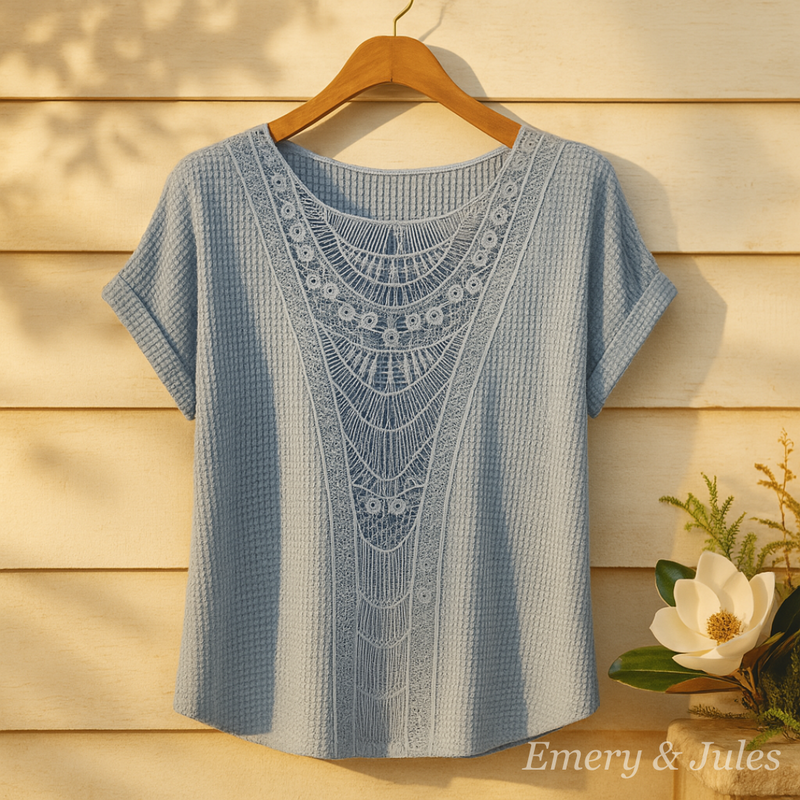 Lorine | Elegante camicetta ispirata a Ibiza