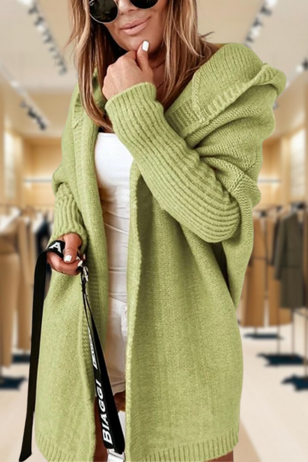 Destiny - Cardigan oversize con cappuccio 