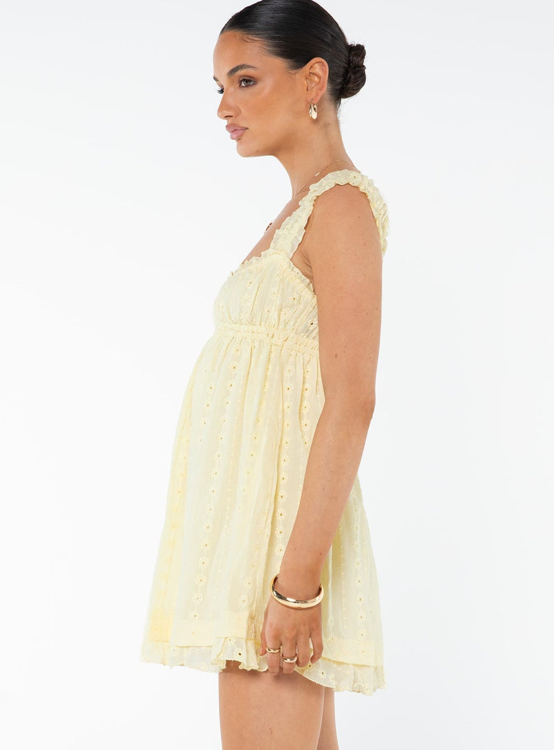 Vestito Mini Carlita Giallo