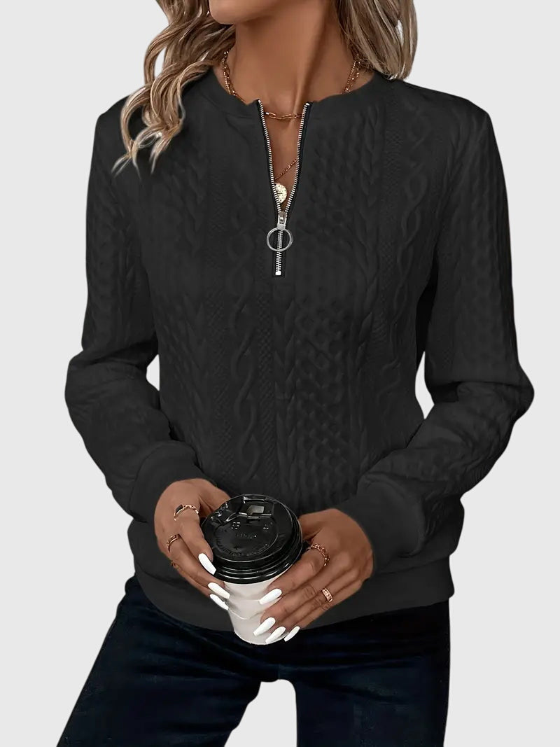 Nora™ | Maglione con cerniera