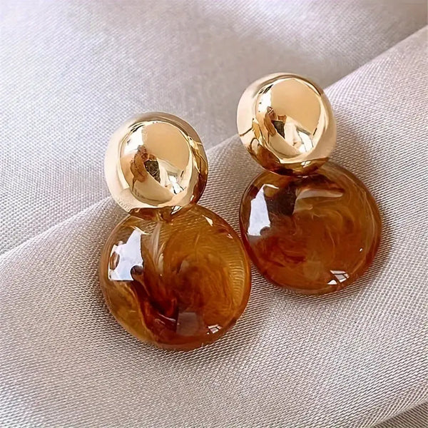 Orecchini a goccia Aurélie Amber | Oro