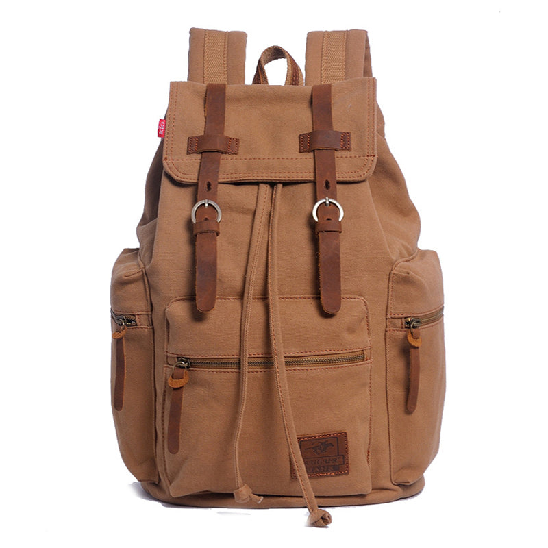 Jackson™ - Zaino vintage multitasche con patta